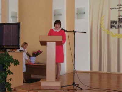 Поздравление главной медицинской сестры С.В. Синяковой с Международным днем медицинской сестры, 12.05.2015 г.