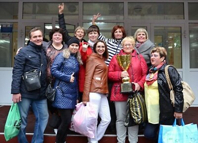 Победа агитбригады травмбольницы «Алые паруса» на спартакиаде работников здравоохранения Кемеровской области. 13.09.2018