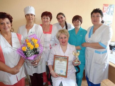12.05.2014 г. в честь празднования дня медицинской сестры был организован конкурс "Лучшая старшая медицинская сестра". Победителем стала ст.м/с отделения "Реабилитации" Левицкая С.В. Наши поздравления!