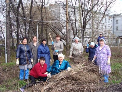 Чистота - залог здоровья! Областной чистый четверг или субботник в ГБУЗ КО ОКОХБВЛ, 28.04.2016 г.